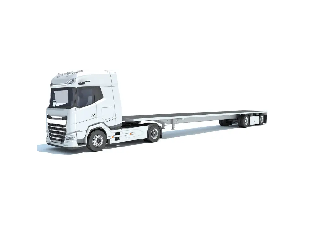 Transport camion platforma