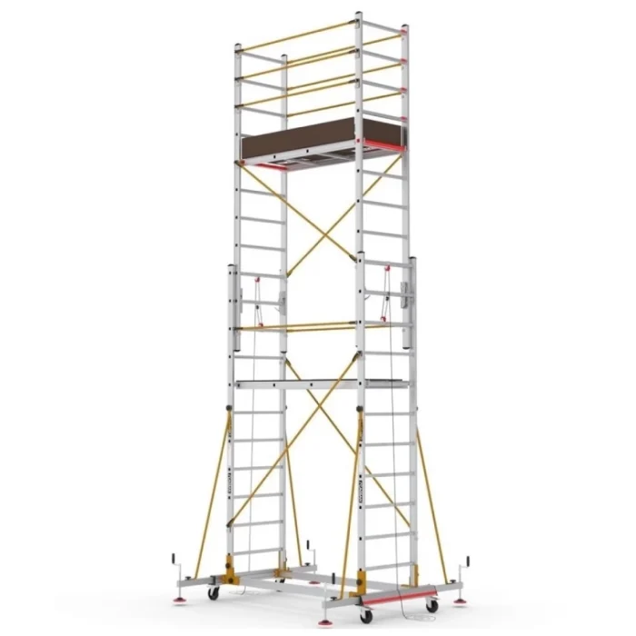 Schelă telescopică mobilă din aluminiu S006XLN